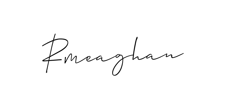 How to make Rmeaghan name signature. Use Allison_Script style for creating short signs online. This is the latest handwritten sign. Rmeaghan signature style 2 images and pictures png