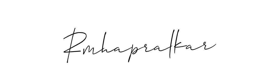 Rmhapralkar stylish signature style. Best Handwritten Sign (Allison_Script) for my name. Handwritten Signature Collection Ideas for my name Rmhapralkar. Rmhapralkar signature style 2 images and pictures png