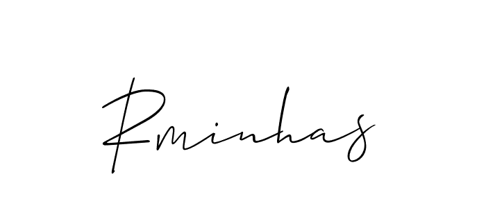 Also You can easily find your signature by using the search form. We will create Rminhas name handwritten signature images for you free of cost using Allison_Script sign style. Rminhas signature style 2 images and pictures png