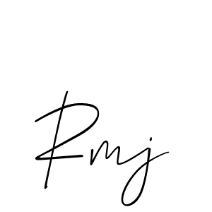 It looks lik you need a new signature style for name Rmj. Design unique handwritten (Allison_Script) signature with our free signature maker in just a few clicks. Rmj signature style 2 images and pictures png