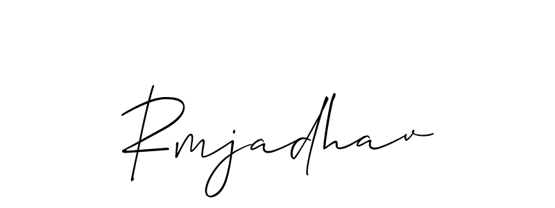 Make a short Rmjadhav signature style. Manage your documents anywhere anytime using Allison_Script. Create and add eSignatures, submit forms, share and send files easily. Rmjadhav signature style 2 images and pictures png