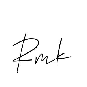 Also we have Rmk name is the best signature style. Create professional handwritten signature collection using Allison_Script autograph style. Rmk signature style 2 images and pictures png