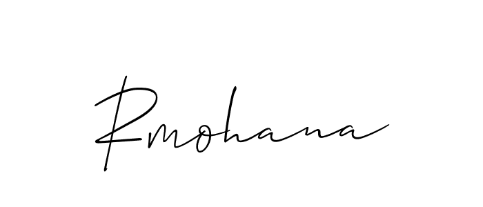 Rmohana stylish signature style. Best Handwritten Sign (Allison_Script) for my name. Handwritten Signature Collection Ideas for my name Rmohana. Rmohana signature style 2 images and pictures png