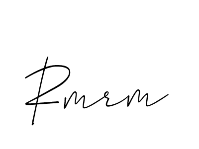 Create a beautiful signature design for name Rmrm. With this signature (Allison_Script) fonts, you can make a handwritten signature for free. Rmrm signature style 2 images and pictures png