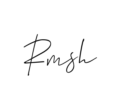 Allison_Script is a professional signature style that is perfect for those who want to add a touch of class to their signature. It is also a great choice for those who want to make their signature more unique. Get Rmsh name to fancy signature for free. Rmsh signature style 2 images and pictures png