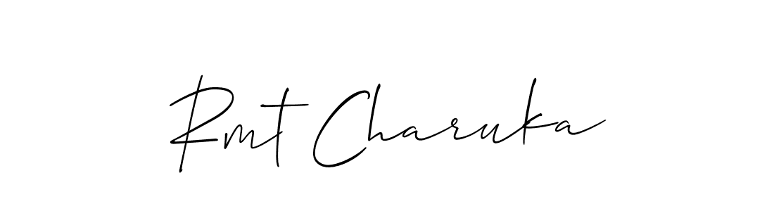 You should practise on your own different ways (Allison_Script) to write your name (Rmt Charuka) in signature. don't let someone else do it for you. Rmt Charuka signature style 2 images and pictures png