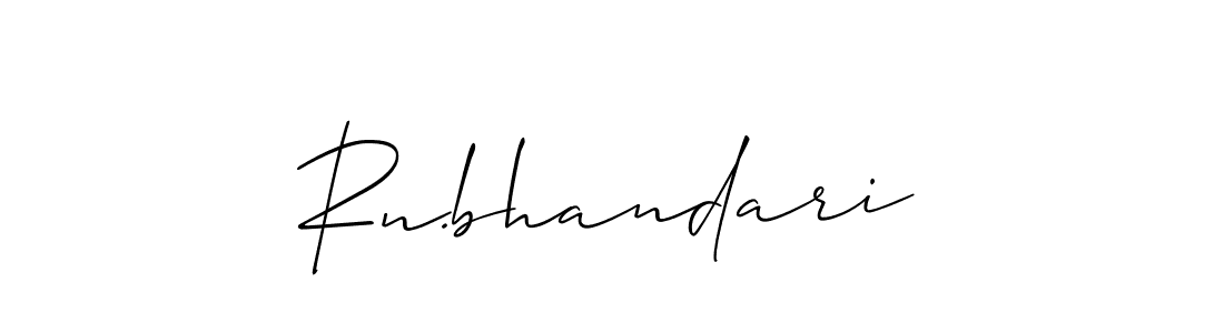 Make a short Rn.bhandari signature style. Manage your documents anywhere anytime using Allison_Script. Create and add eSignatures, submit forms, share and send files easily. Rn.bhandari signature style 2 images and pictures png