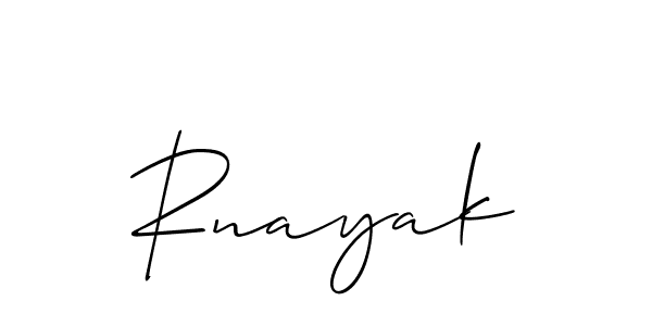 Make a beautiful signature design for name Rnayak. Use this online signature maker to create a handwritten signature for free. Rnayak signature style 2 images and pictures png