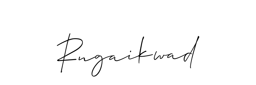 Best and Professional Signature Style for Rngaikwad. Allison_Script Best Signature Style Collection. Rngaikwad signature style 2 images and pictures png