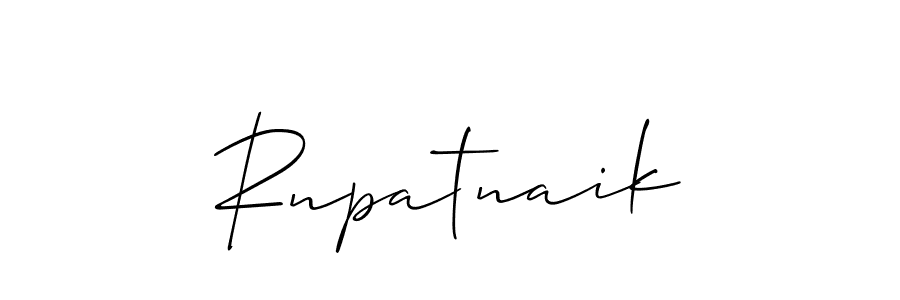 You should practise on your own different ways (Allison_Script) to write your name (Rnpatnaik) in signature. don't let someone else do it for you. Rnpatnaik signature style 2 images and pictures png
