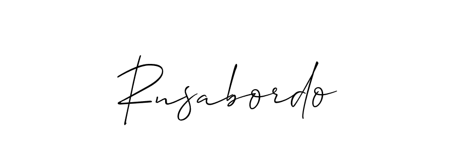 Similarly Allison_Script is the best handwritten signature design. Signature creator online .You can use it as an online autograph creator for name Rnsabordo. Rnsabordo signature style 2 images and pictures png
