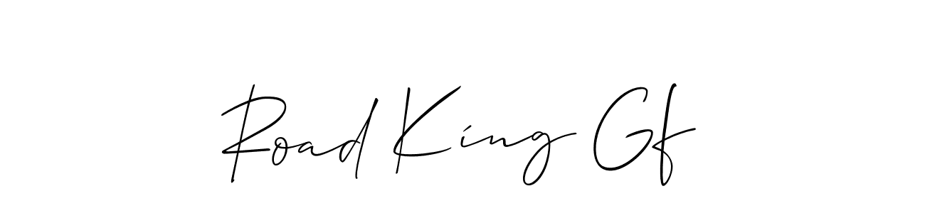 Allison_Script is a professional signature style that is perfect for those who want to add a touch of class to their signature. It is also a great choice for those who want to make their signature more unique. Get Road Kíng Gf name to fancy signature for free. Road Kíng Gf signature style 2 images and pictures png