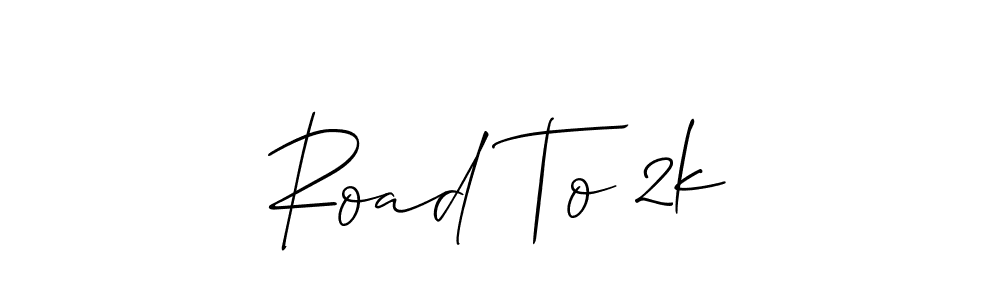 How to Draw Road To 2k signature style? Allison_Script is a latest design signature styles for name Road To 2k. Road To 2k signature style 2 images and pictures png