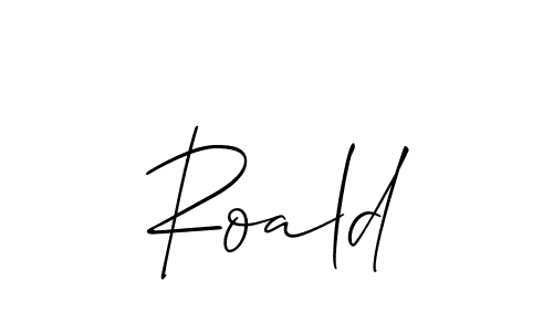 Once you've used our free online signature maker to create your best signature Allison_Script style, it's time to enjoy all of the benefits that Roald name signing documents. Roald signature style 2 images and pictures png