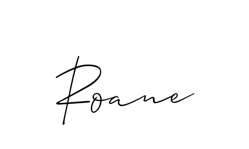 The best way (Allison_Script) to make a short signature is to pick only two or three words in your name. The name Roane include a total of six letters. For converting this name. Roane signature style 2 images and pictures png