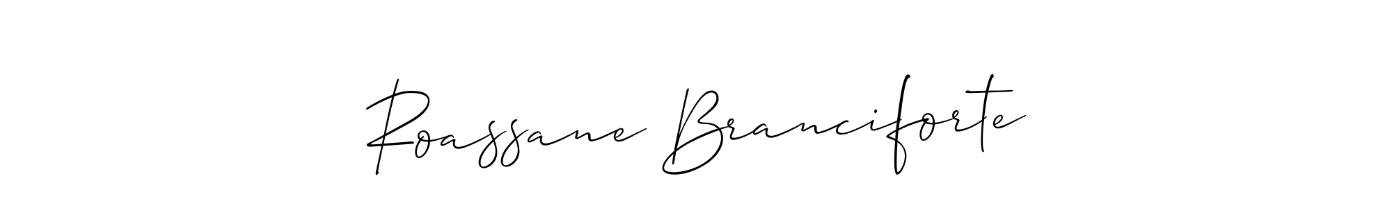 This is the best signature style for the Roassane Branciforte name. Also you like these signature font (Allison_Script). Mix name signature. Roassane Branciforte signature style 2 images and pictures png