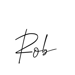 Rob stylish signature style. Best Handwritten Sign (Allison_Script) for my name. Handwritten Signature Collection Ideas for my name Rob. Rob signature style 2 images and pictures png