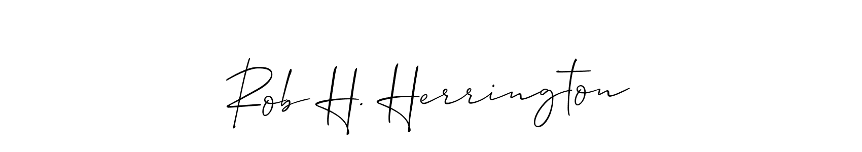 See photos of Rob H. Herrington official signature by Spectra . Check more albums & portfolios. Read reviews & check more about Allison_Script font. Rob H. Herrington signature style 2 images and pictures png