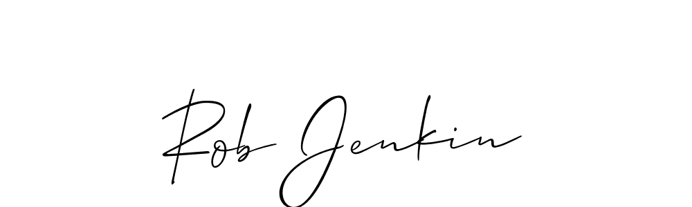 Also we have Rob Jenkin name is the best signature style. Create professional handwritten signature collection using Allison_Script autograph style. Rob Jenkin signature style 2 images and pictures png