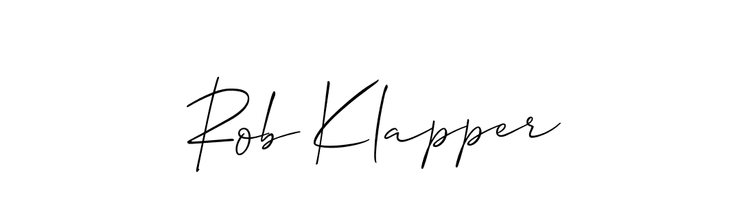 It looks lik you need a new signature style for name Rob Klapper. Design unique handwritten (Allison_Script) signature with our free signature maker in just a few clicks. Rob Klapper signature style 2 images and pictures png