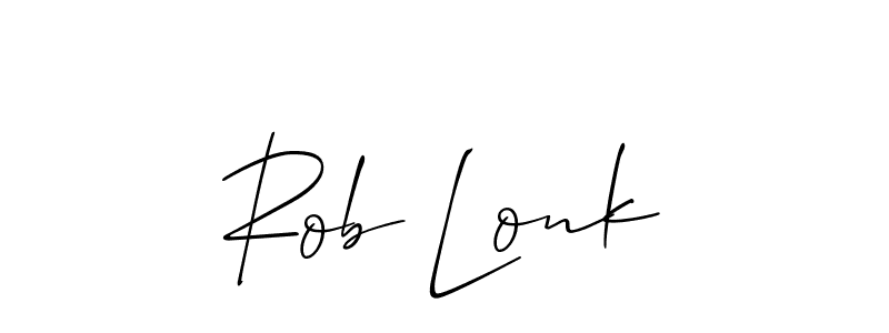 if you are searching for the best signature style for your name Rob Lonk. so please give up your signature search. here we have designed multiple signature styles  using Allison_Script. Rob Lonk signature style 2 images and pictures png