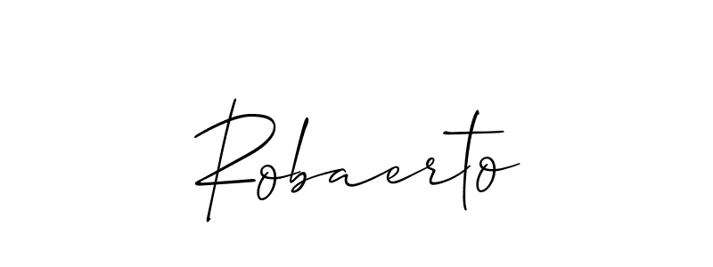Robaerto stylish signature style. Best Handwritten Sign (Allison_Script) for my name. Handwritten Signature Collection Ideas for my name Robaerto. Robaerto signature style 2 images and pictures png