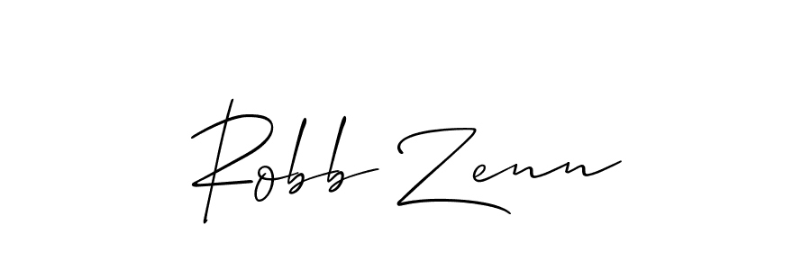 How to Draw Robb Zenn signature style? Allison_Script is a latest design signature styles for name Robb Zenn. Robb Zenn signature style 2 images and pictures png