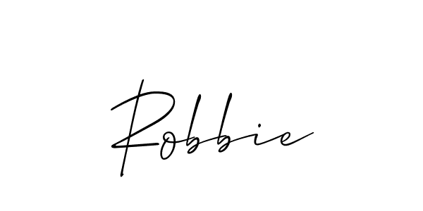 Also we have Robbie name is the best signature style. Create professional handwritten signature collection using Allison_Script autograph style. Robbie signature style 2 images and pictures png
