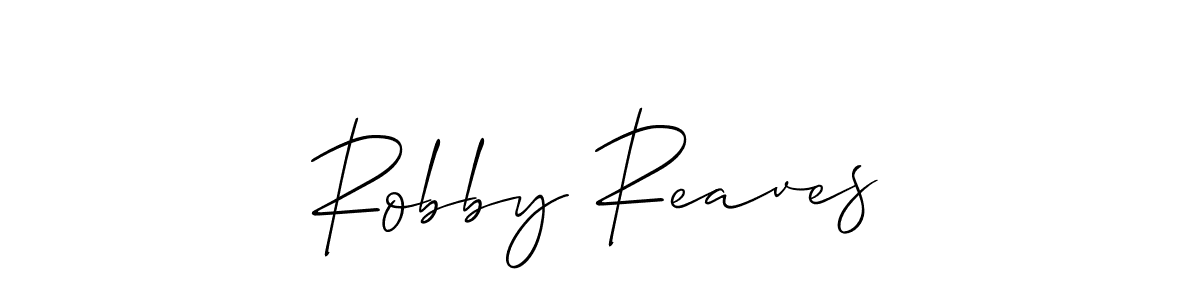 How to Draw Robby Reaves signature style? Allison_Script is a latest design signature styles for name Robby Reaves. Robby Reaves signature style 2 images and pictures png