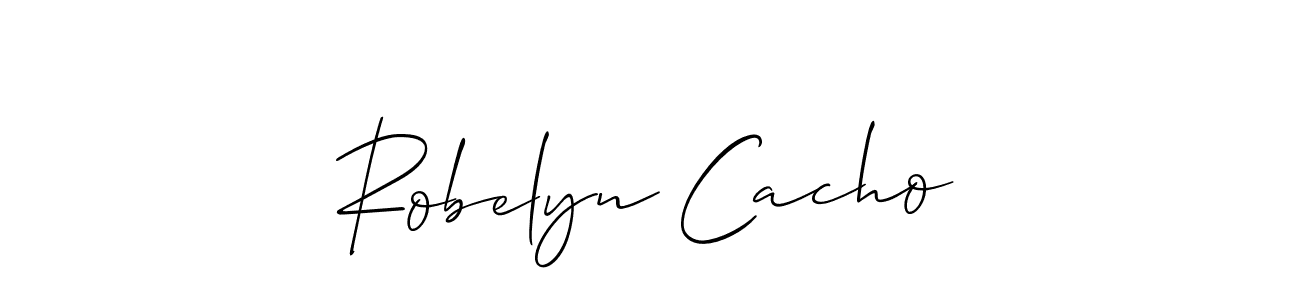 Make a beautiful signature design for name Robelyn Cacho. Use this online signature maker to create a handwritten signature for free. Robelyn Cacho signature style 2 images and pictures png