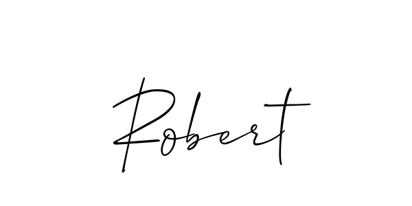 Use a signature maker to create a handwritten signature online. With this signature software, you can design (Allison_Script) your own signature for name Robert. Robert signature style 2 images and pictures png