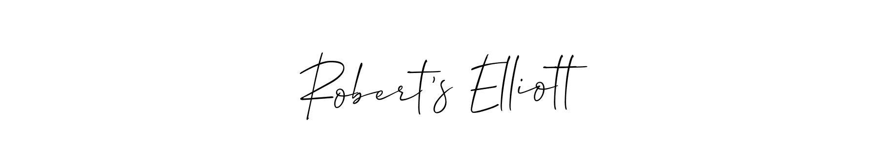 Check out images of Autograph of Robert’s Elliott name. Actor Robert’s Elliott Signature Style. Allison_Script is a professional sign style online. Robert’s Elliott signature style 2 images and pictures png