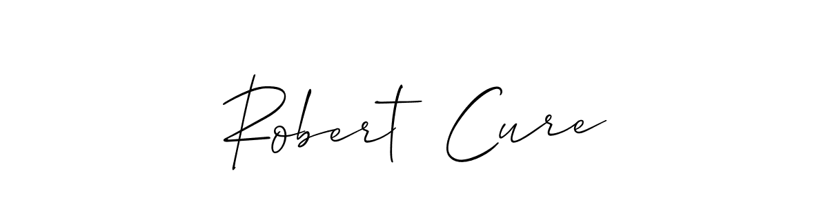 Robert  Cure stylish signature style. Best Handwritten Sign (Allison_Script) for my name. Handwritten Signature Collection Ideas for my name Robert  Cure. Robert  Cure signature style 2 images and pictures png