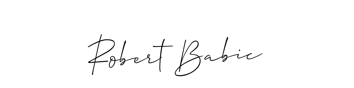 Best and Professional Signature Style for Robert Babic. Allison_Script Best Signature Style Collection. Robert Babic signature style 2 images and pictures png