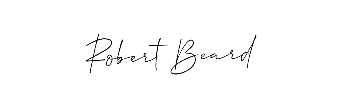 Create a beautiful signature design for name Robert Beard. With this signature (Allison_Script) fonts, you can make a handwritten signature for free. Robert Beard signature style 2 images and pictures png