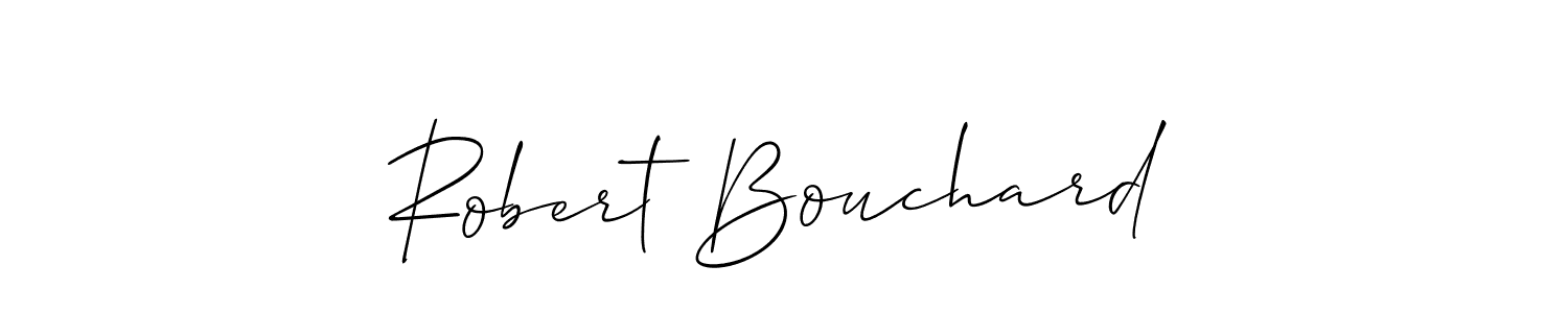 Use a signature maker to create a handwritten signature online. With this signature software, you can design (Allison_Script) your own signature for name Robert Bouchard. Robert Bouchard signature style 2 images and pictures png