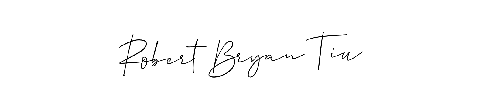 Create a beautiful signature design for name Robert Bryan Tiu. With this signature (Allison_Script) fonts, you can make a handwritten signature for free. Robert Bryan Tiu signature style 2 images and pictures png