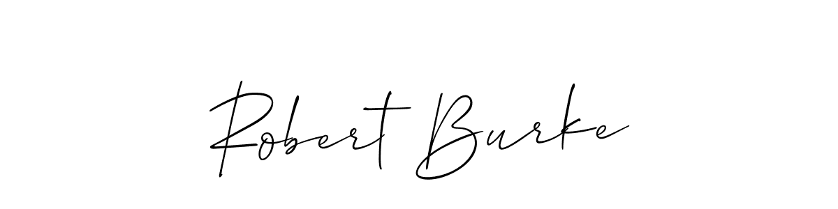 How to make Robert Burke name signature. Use Allison_Script style for creating short signs online. This is the latest handwritten sign. Robert Burke signature style 2 images and pictures png