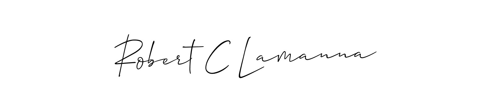 Similarly Allison_Script is the best handwritten signature design. Signature creator online .You can use it as an online autograph creator for name Robert C Lamanna. Robert C Lamanna signature style 2 images and pictures png