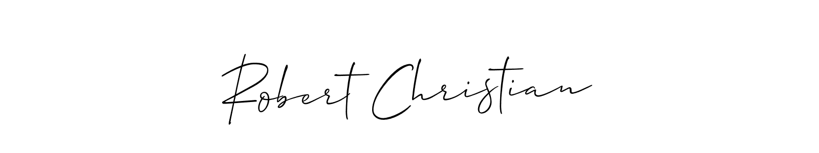 Once you've used our free online signature maker to create your best signature Allison_Script style, it's time to enjoy all of the benefits that Robert Christian name signing documents. Robert Christian signature style 2 images and pictures png