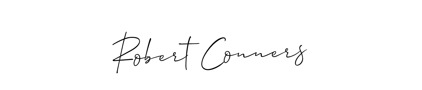 Create a beautiful signature design for name Robert Conners. With this signature (Allison_Script) fonts, you can make a handwritten signature for free. Robert Conners signature style 2 images and pictures png