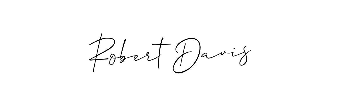 How to make Robert Davis name signature. Use Allison_Script style for creating short signs online. This is the latest handwritten sign. Robert Davis signature style 2 images and pictures png