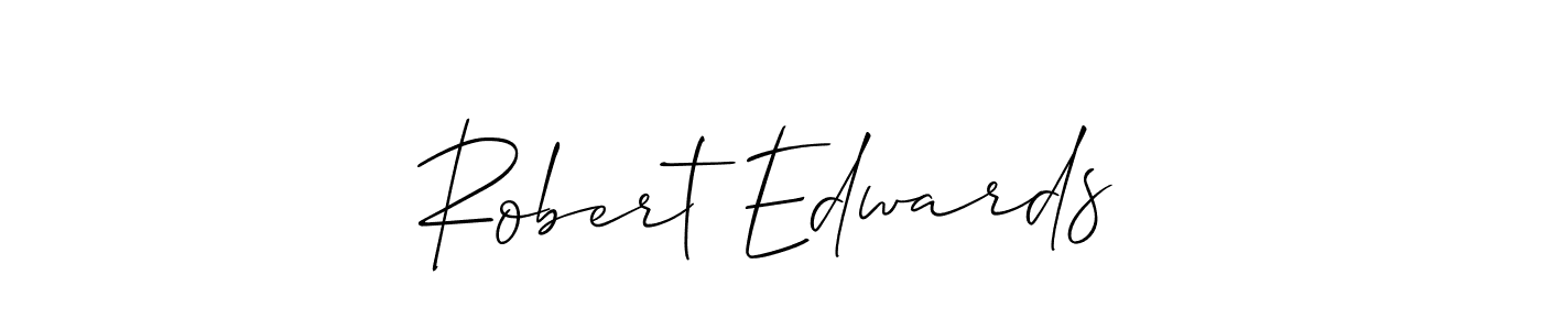 if you are searching for the best signature style for your name Robert Edwards. so please give up your signature search. here we have designed multiple signature styles  using Allison_Script. Robert Edwards signature style 2 images and pictures png