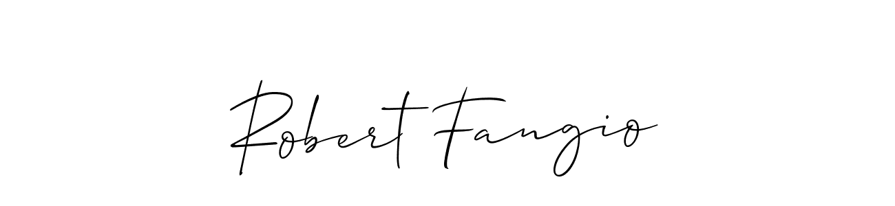 Also we have Robert Fangio name is the best signature style. Create professional handwritten signature collection using Allison_Script autograph style. Robert Fangio signature style 2 images and pictures png