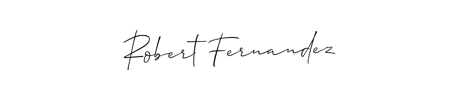 How to Draw Robert Fernandez signature style? Allison_Script is a latest design signature styles for name Robert Fernandez. Robert Fernandez signature style 2 images and pictures png