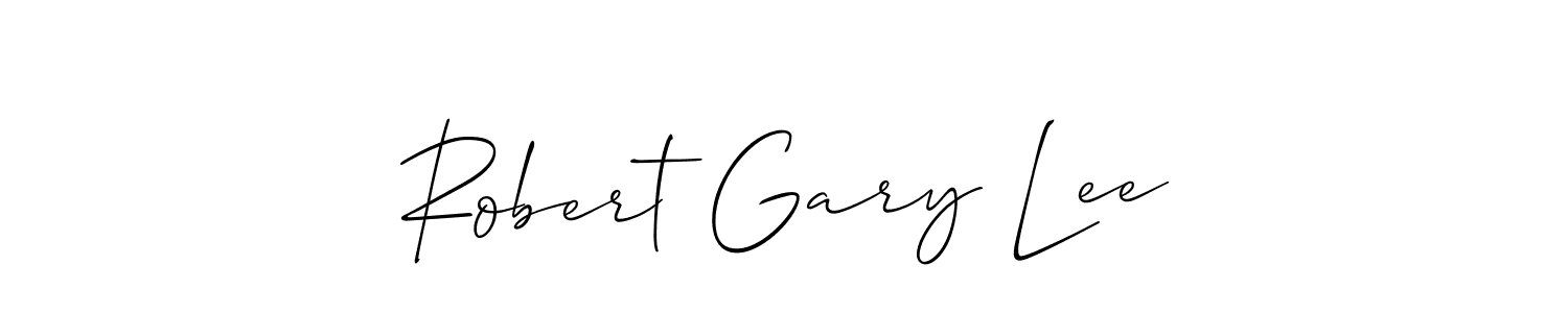 Make a beautiful signature design for name Robert Gary Lee. With this signature (Allison_Script) style, you can create a handwritten signature for free. Robert Gary Lee signature style 2 images and pictures png