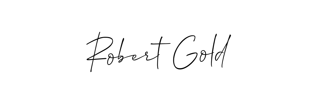 Robert Gold stylish signature style. Best Handwritten Sign (Allison_Script) for my name. Handwritten Signature Collection Ideas for my name Robert Gold. Robert Gold signature style 2 images and pictures png