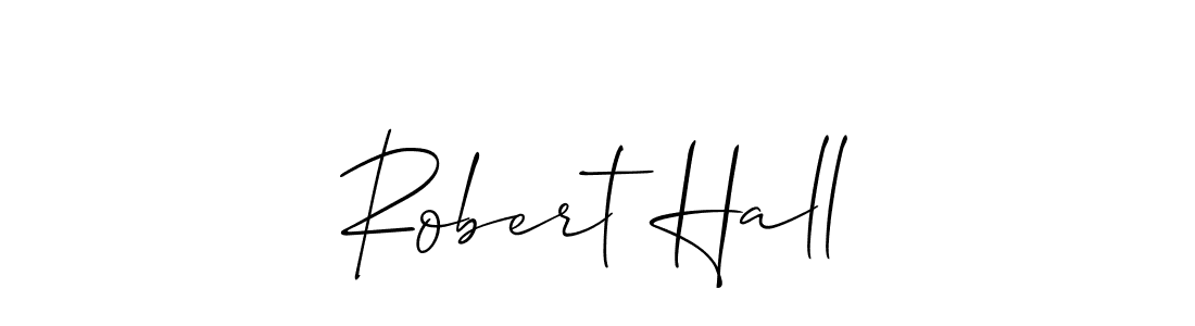 Use a signature maker to create a handwritten signature online. With this signature software, you can design (Allison_Script) your own signature for name Robert Hall. Robert Hall signature style 2 images and pictures png
