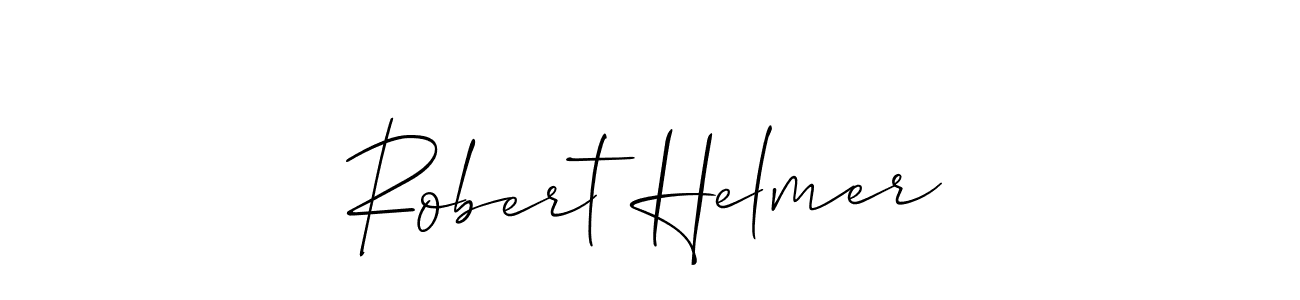 How to make Robert Helmer name signature. Use Allison_Script style for creating short signs online. This is the latest handwritten sign. Robert Helmer signature style 2 images and pictures png