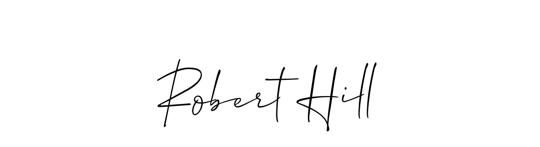 How to make Robert Hill signature? Allison_Script is a professional autograph style. Create handwritten signature for Robert Hill name. Robert Hill signature style 2 images and pictures png